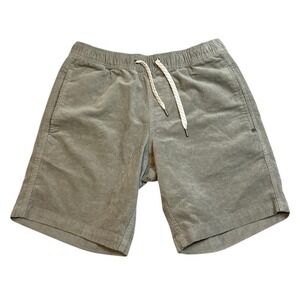 Vuori Optimist Corduroy Shorts Men's Size Small in Walnut Gray EUC